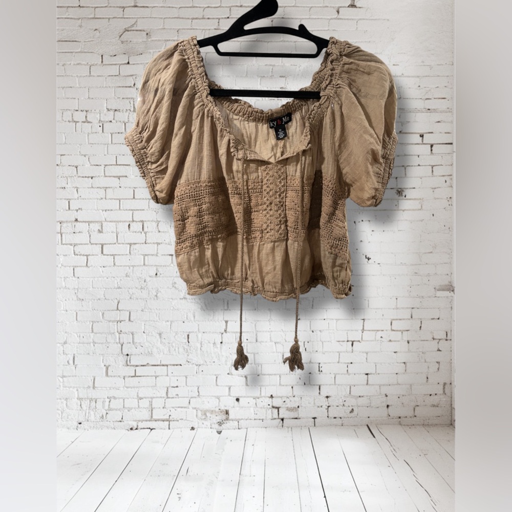 🔥 Beige Casual Off The Shoulder Blouse